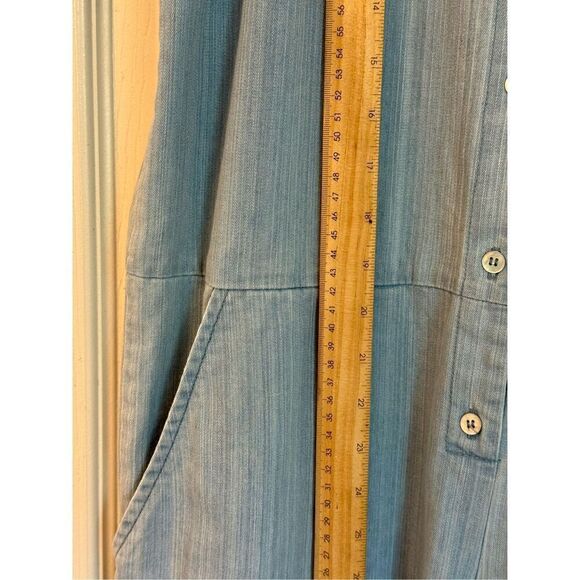 Rylee & Cru Women's Utility Jumpsuit Denim Washed Denim Medium - Picture 10 of 15